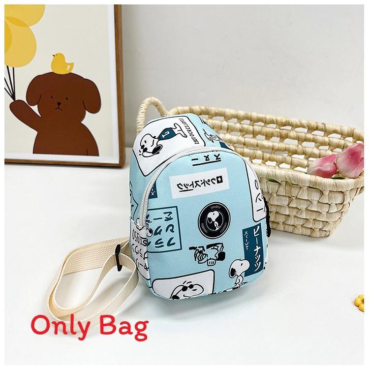 Animal Cartoon Print Shoulder Bag With Waterproof Material Children For