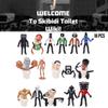 Skibidi Toilet Man PVC-Figuren-Set 16 Teile 6-10 cm Höhe