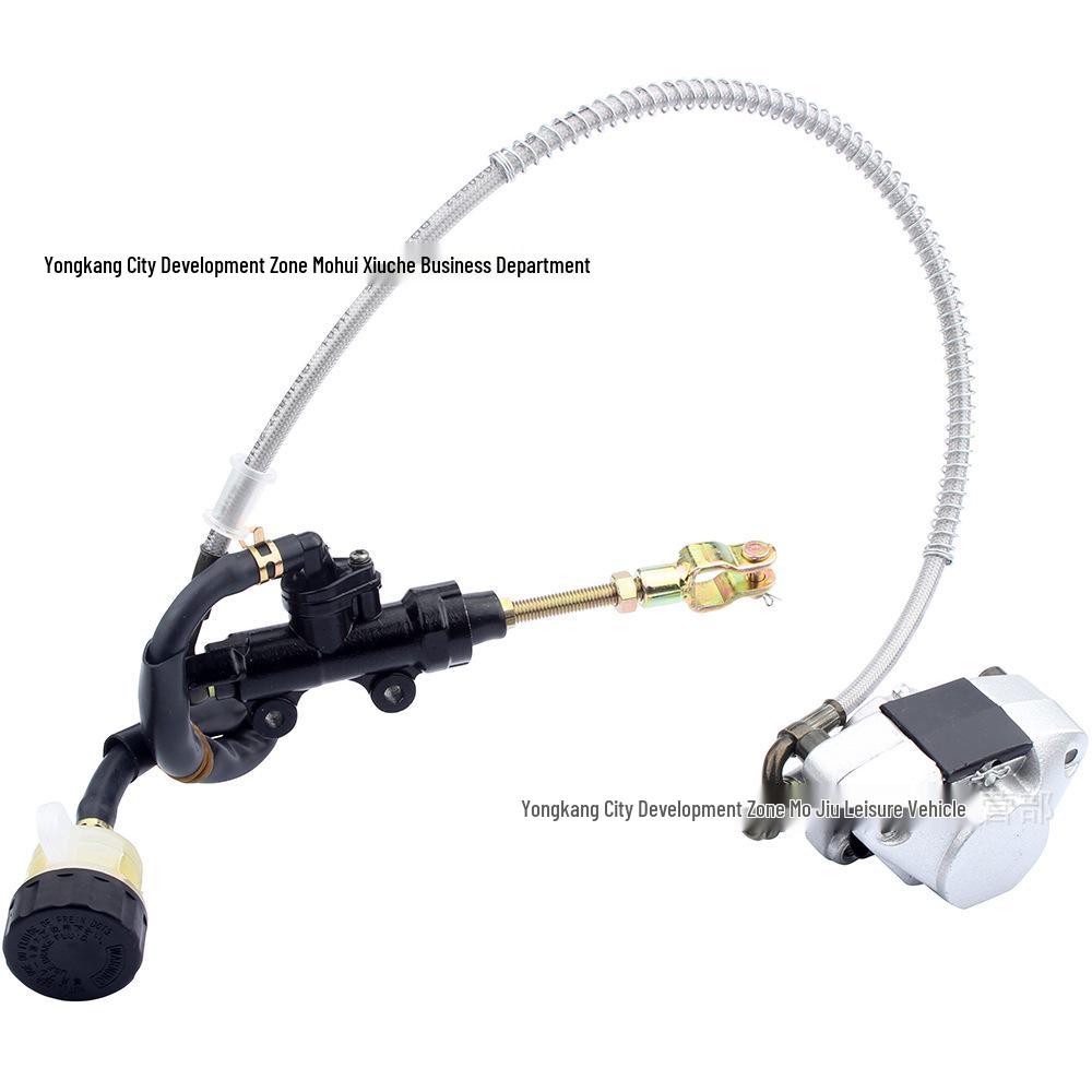 ATV Beach Buggy Rear Brake Assembly for CG125-250cc: Foot Brake, Pumps, Caliper & Oil Cup