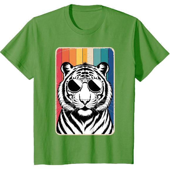 Funny Tiger Art for Men Women Boys Girls Animal Tiger Lover T-Shirt