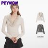 Women's Fashion Long Sleeve V-Neck Casual Blouses & Shirts