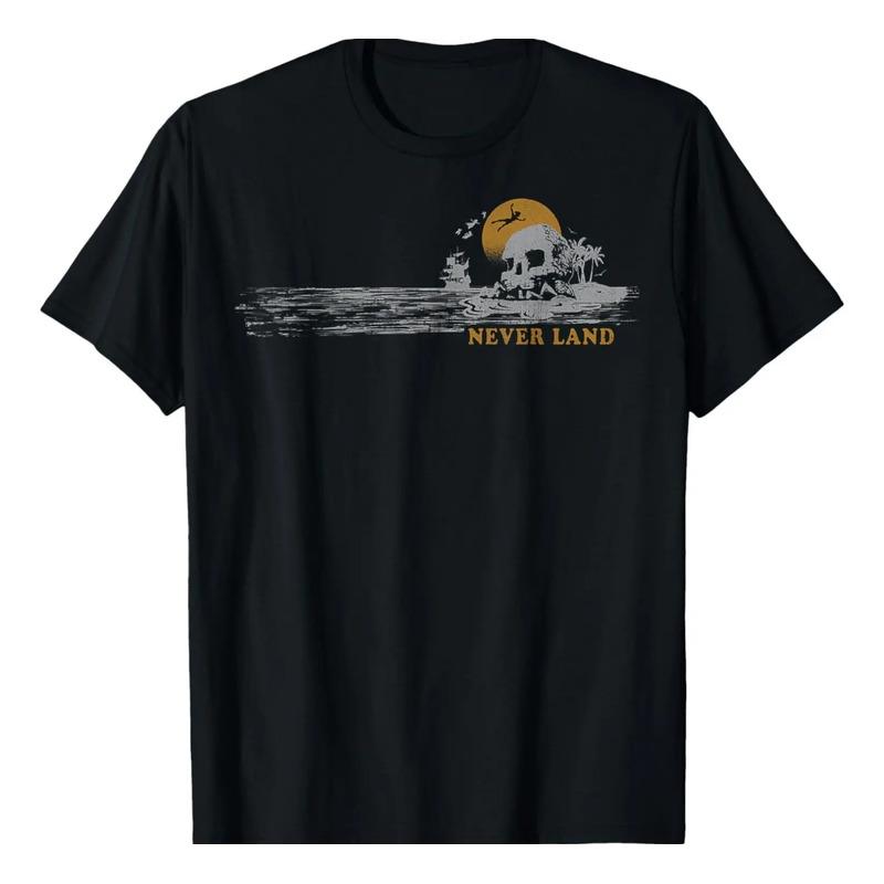 Camiseta Disney Peter Pan Skull Rock Never Land Sunset S разноцветный
