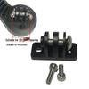 Aluminum Alloy Bike Mount for 360 GoPro, Seat/Headlight Adapter, Horizontal Underslung Base
