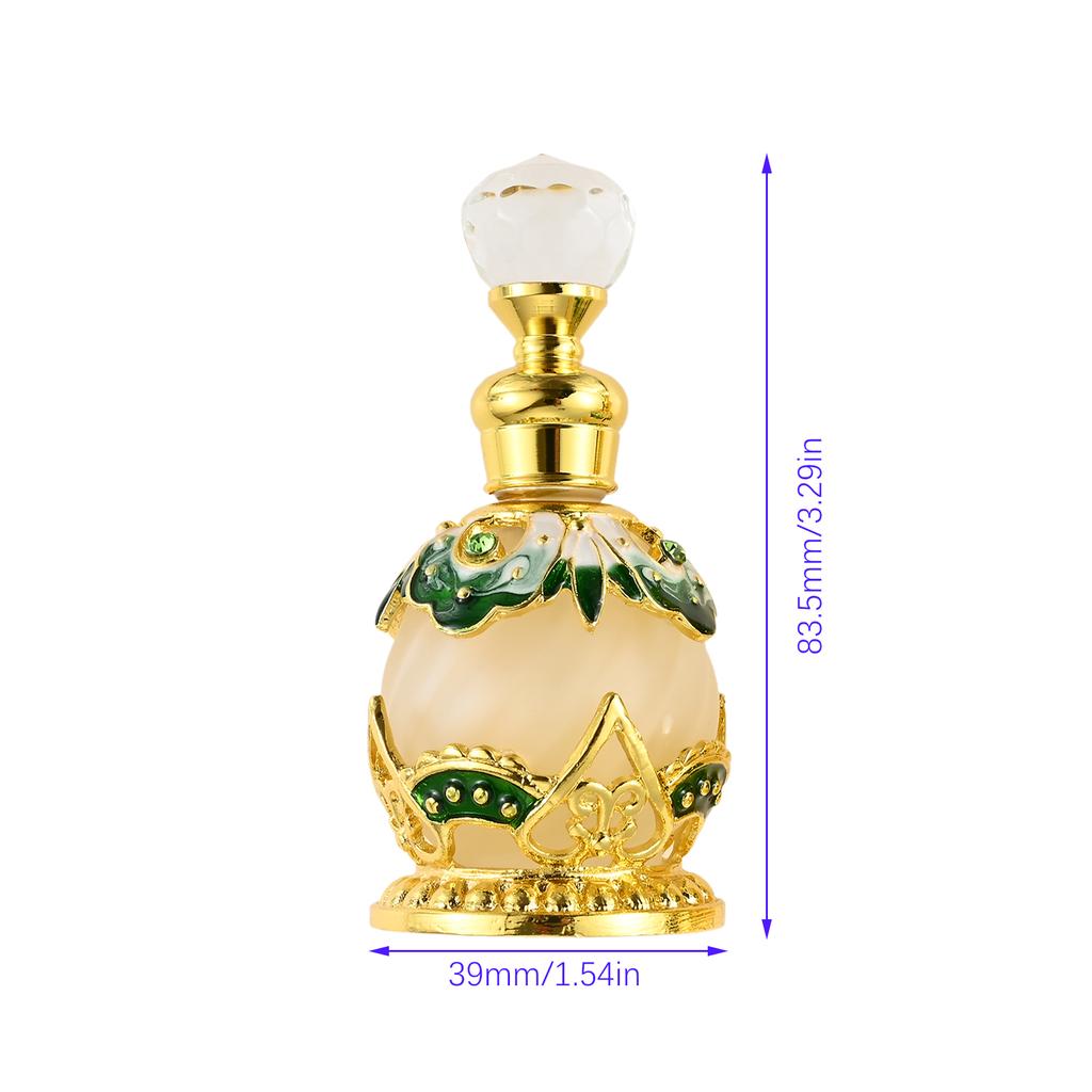 1PC 5/7/10/12/15/25/30/40ml Refillable Empty Perfume Bottles Crystal Glass Essential Oil Bottle Home Decor Wedding Party Gift