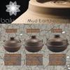 Korean Clay Glazed Clay Pot [Inlay Technique Design] Heat-Resistant Ceramic Rice Cooker Pot, Korean West Coast Clay, Yellow Clay Mineral-Containing