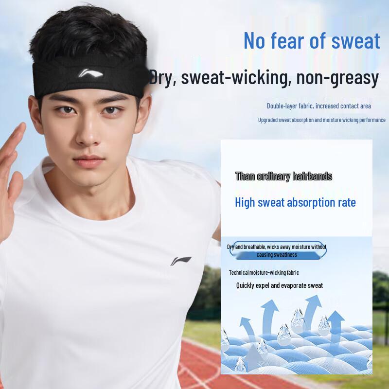 Li-Ning Sweat-Absorbing Sports Headband
