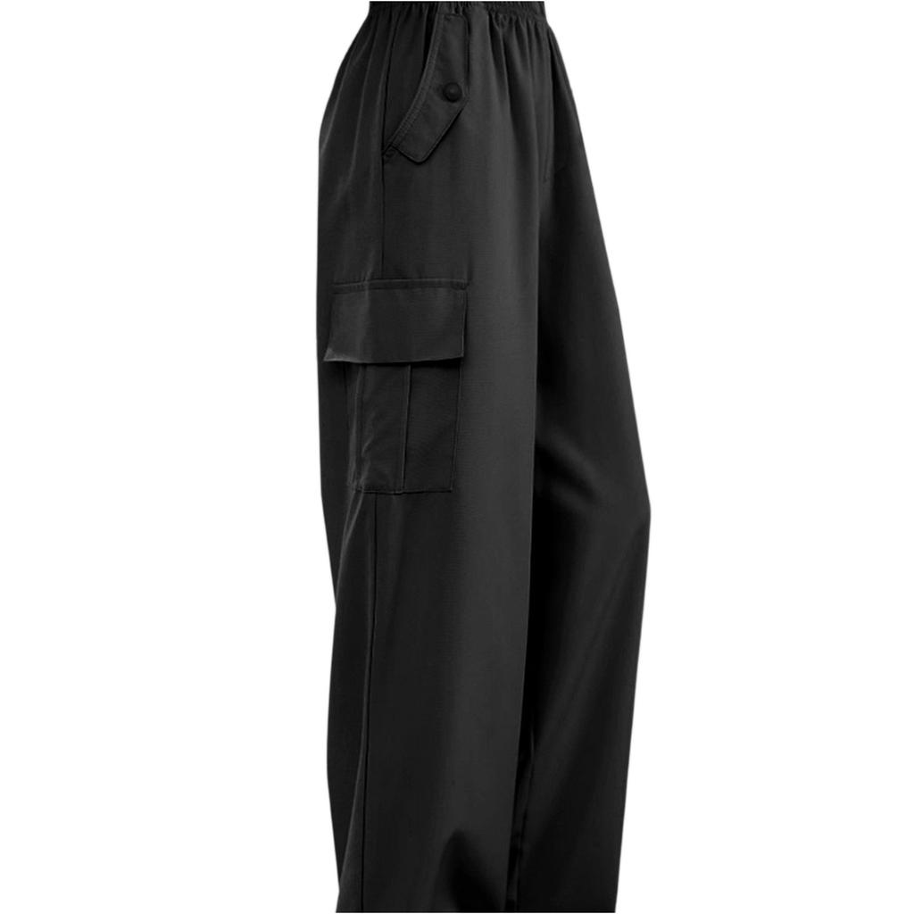 Summer Loose And Casual Wide-leg Children's Workwear Trousers For Girls