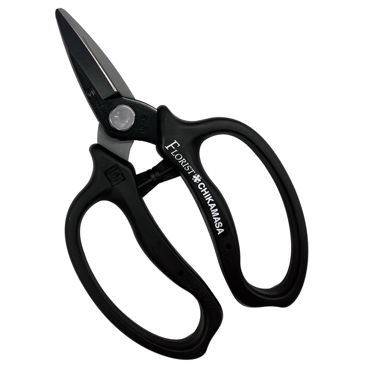 Chikamasa Florist Ultra Rosso Flower 170mm overall with blade Made in Japan Scissors, length, cap, MFN-80BK,
