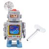 Wind Up Vintage Robot Retro Clockwork Collectible Tin Robot Toy for Decoration Collection Photography Prop