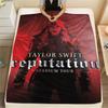 Taylor Swift printing Flannel Blanket Bedroom Sofa Camping Warm blanket Gifts for family and friends-MJ005