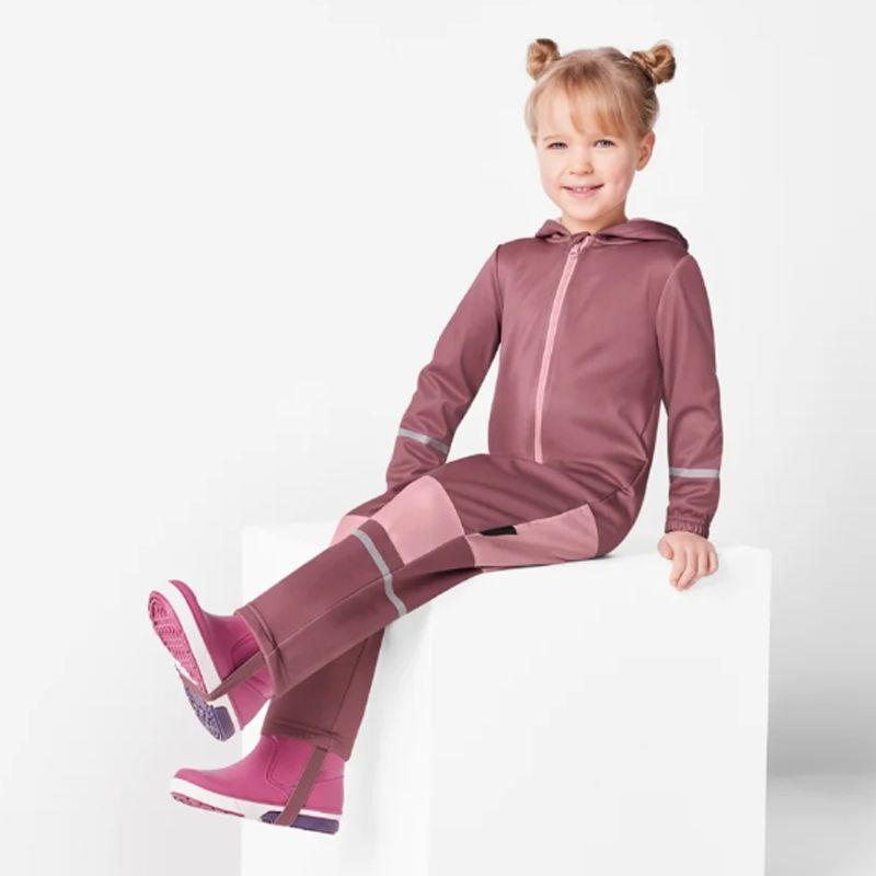 Outdoor Windproof Soft Shell Children's Jump Suit Boys and Girls Jumpsuit Romper Fleece-lined Heattech Waterproof Export