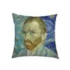 Oil Painting Kiss By Gustav Klimt Cushion Cover Van Gogh Starry Night Linen Pillowcase Sofa Throw Pillow Covers for Living Decorbzvangoghg,