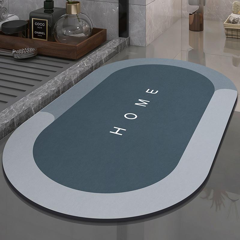 

Суперабсорбирующий коврик для ванной комнаты, коврики для ног, противоскользящее напольное покрытие, быстросохнущие коврики для душа, туалета, коврики для входной двери, моющиеся 40cmx60cm