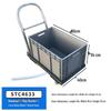 Rectangular Rolling Mop Bucket Cart