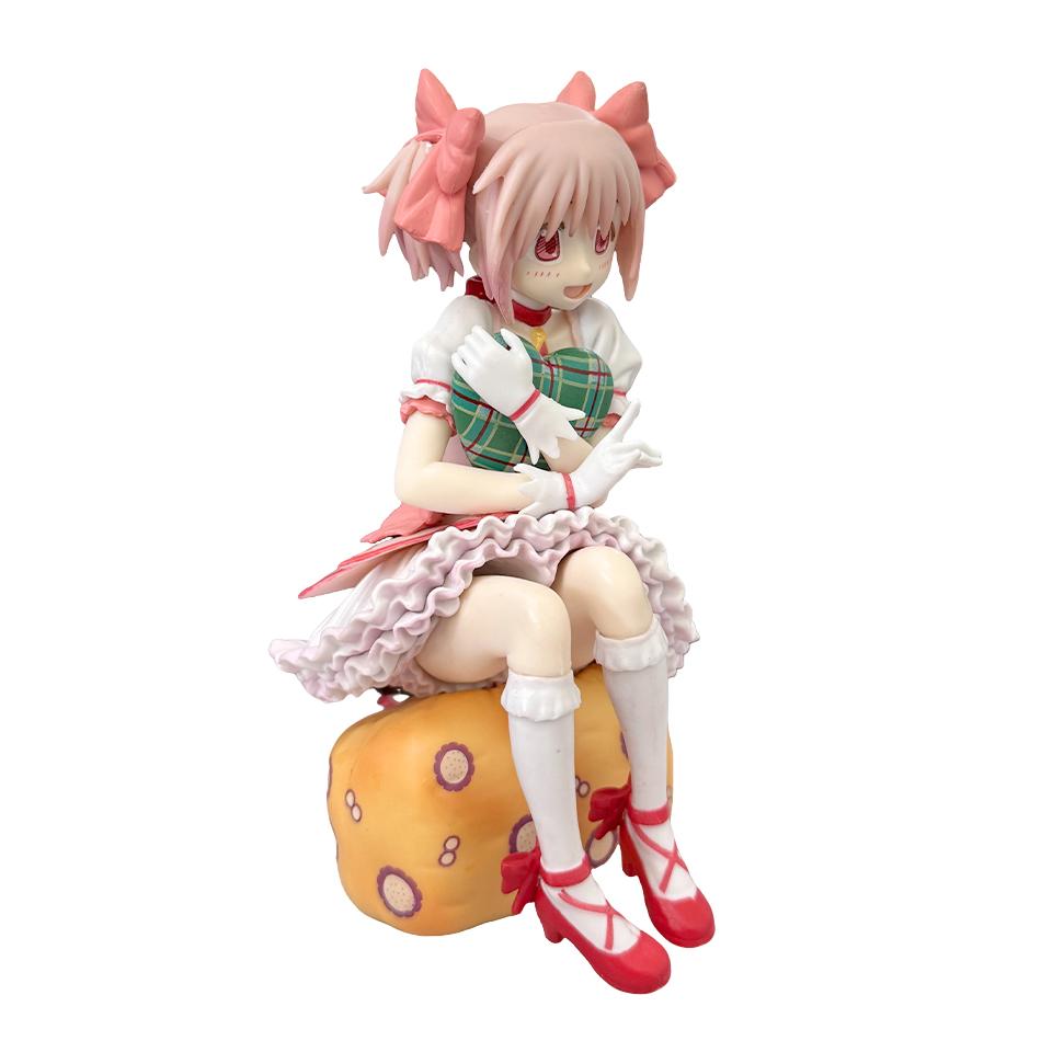 Figurină Aniem 15CM Puella Magi Madoka Magica Postură Șezând Figurină de Acțiune Madoka Model Fată Magică Statuie Decor Jucării Păpuși Cadou