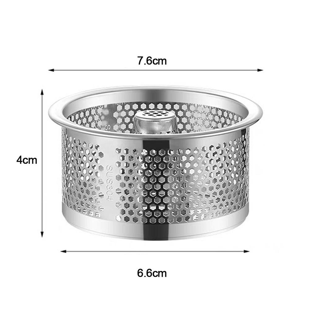 Stainless Steel Drain Stopper Mesh Round Shape Floor Waste Filter Net  Kitchen Bathroom Accessories