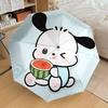 1PC Panda Watermelon Umbrella-8-Rib Reinforced, Automatic Open, Lightweight & Durable, Cute Fashion Accessory for Outdoor-P2660