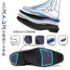 Foxsense Business Shoes [Easy to slip on while standing] Lightweight, genuine leather,