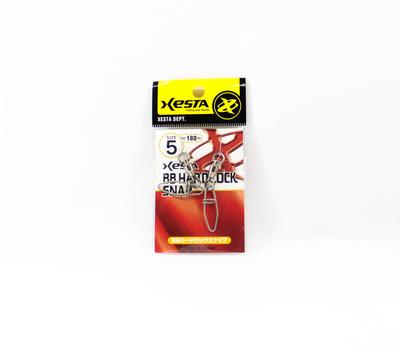 Xesta BB Hard Lock Snap Giratorio Tamaño 5 180 lb, 2 piezas (3700)