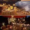 10m100LED Solar Fairy Waterproof Copper Wire String Lights Christmas Party Garland Solar Power Lamp for Outdoor Garden Wedding