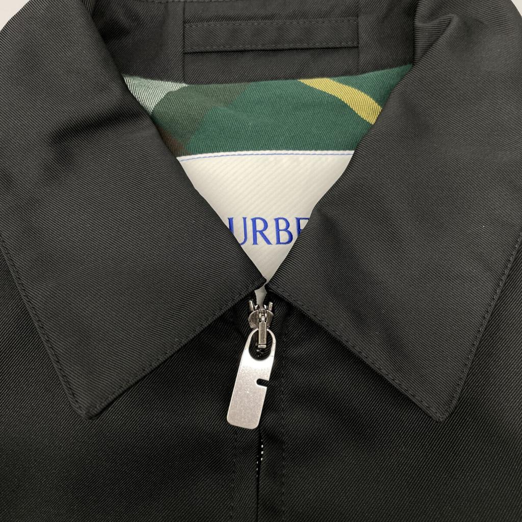 Burberry 8083638 Harrington Zip-Up Jacket Jacket 50 blackUsed