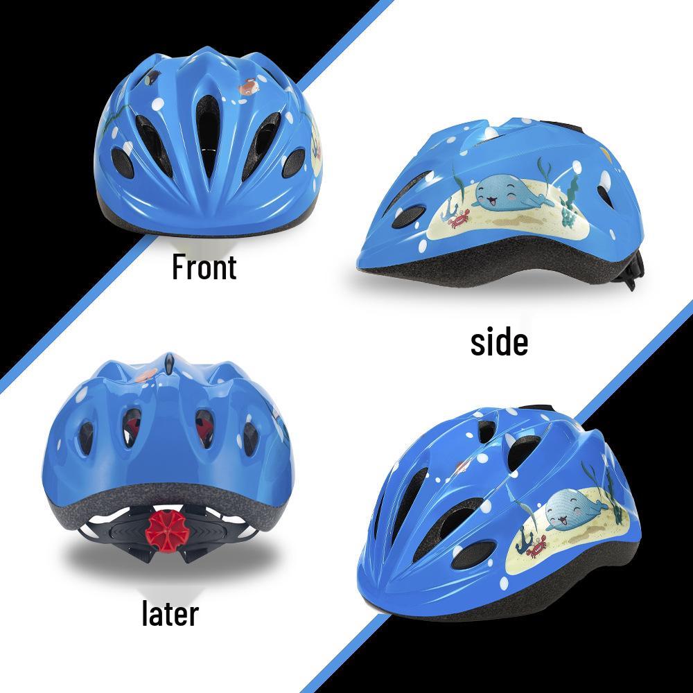 Set de Equipo de Protección de 7 Piezas para Niños: Patinaje sobre ruedas y patinaje sobre hielo, Bicicleta de equilibrio, Bicicleta - Incluye Casco, Rodilleras y Coderas.