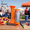Long-lasting Sound Horn Hand Pump Air for Sports Games, Cheering Noise Maker Hard PP Material Stadium, Portable Push Speaker Soccer Fan Party Handheld