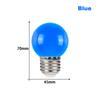 10 stk LED-pære E27 LED-lampe 3W 1W AC 220V Lyspære Kald Varm Hvit Mer Farge Lampada LED Spotlys Bombilla Hjemmedekor Liten Lyspære