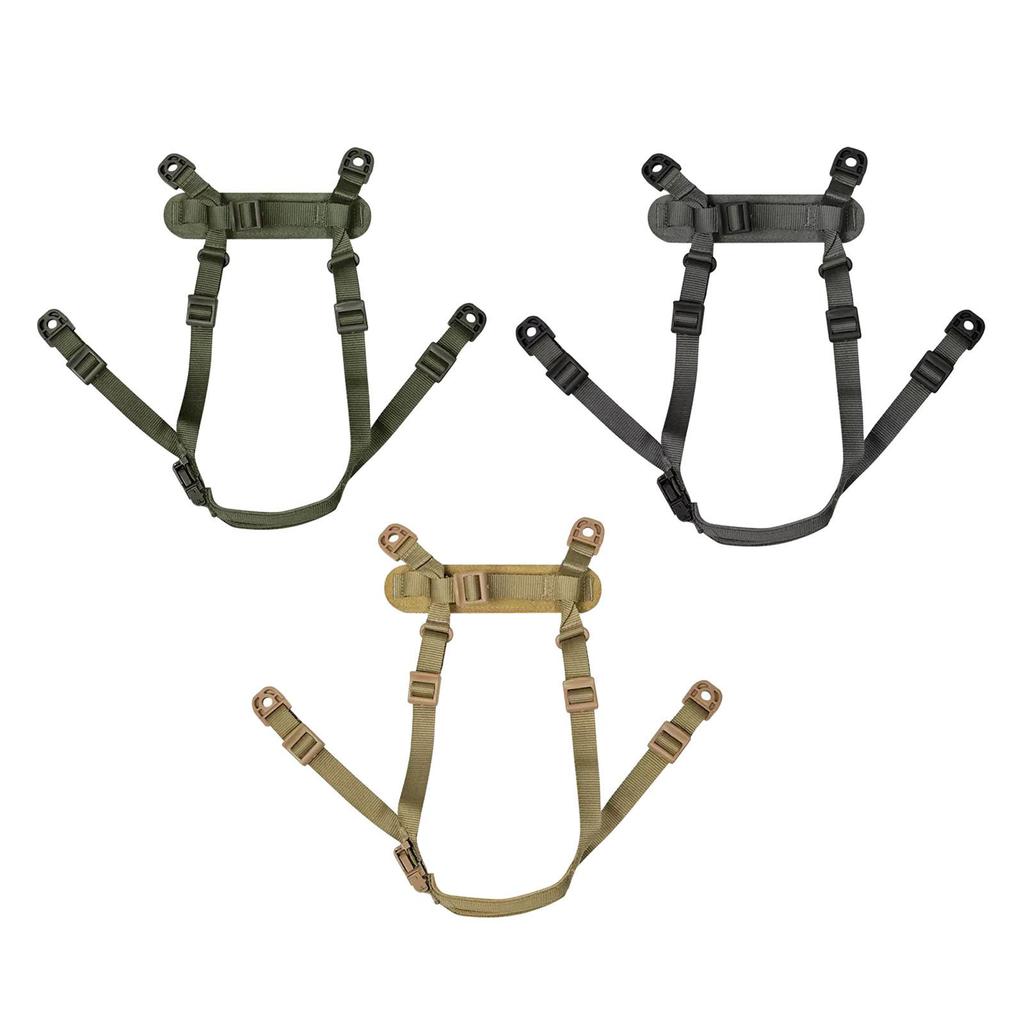 Helmet Chin Strap Easy to Install Adjustable with Fixing Screws for Ach