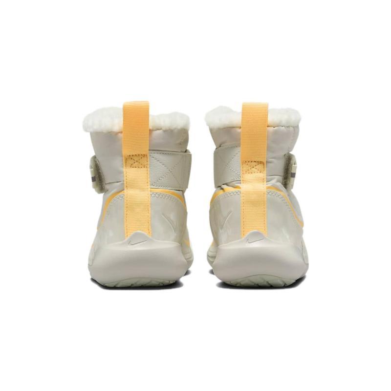 Nike Flex Advance Cushioning Wear-Resistant Kids' Boots White Orange Children Aged 3-7 Years Old Sneakers DD0304-100