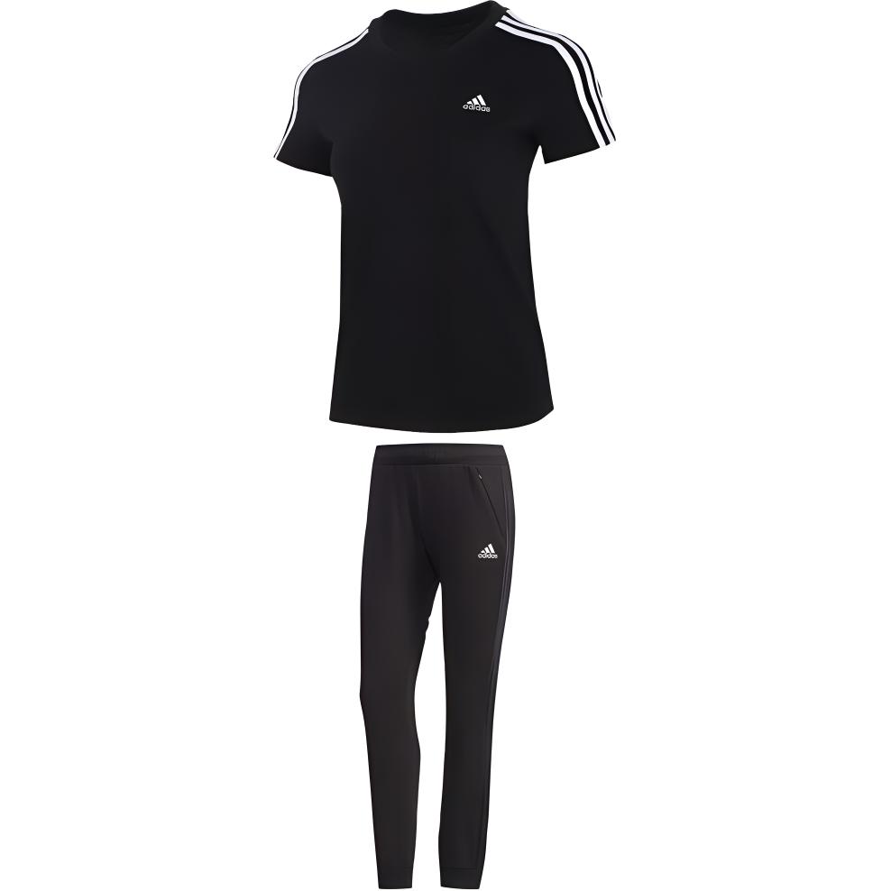 

Adidas Fashion Quick-Dry Breathable Casual Set Women sets GL0784+DY8698 XL