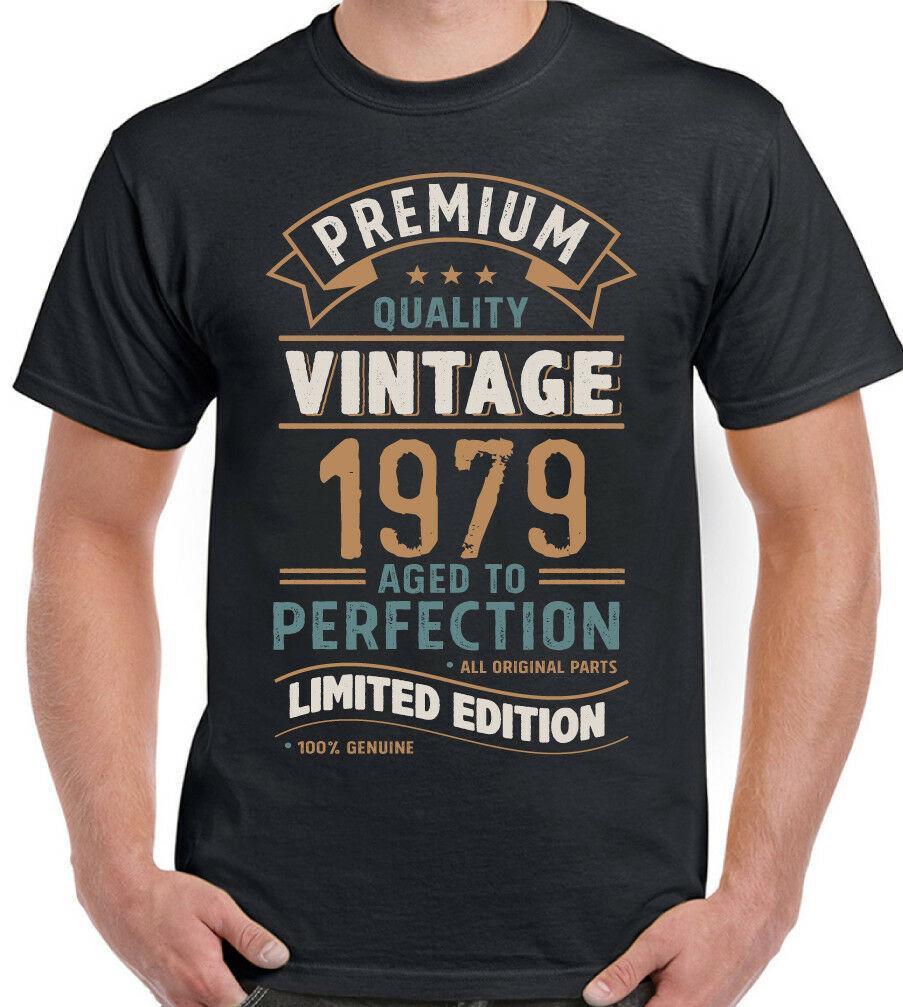 47th Birthday T-Shirt Mens 1979 Funny Vintage Year Limited Edition 47 year old S разноцветный