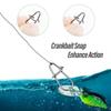 Fish Tool Fishing Lure Connector Fishing Hooked Snap Pin Swivel Lure Connector Lures Hooks Clips