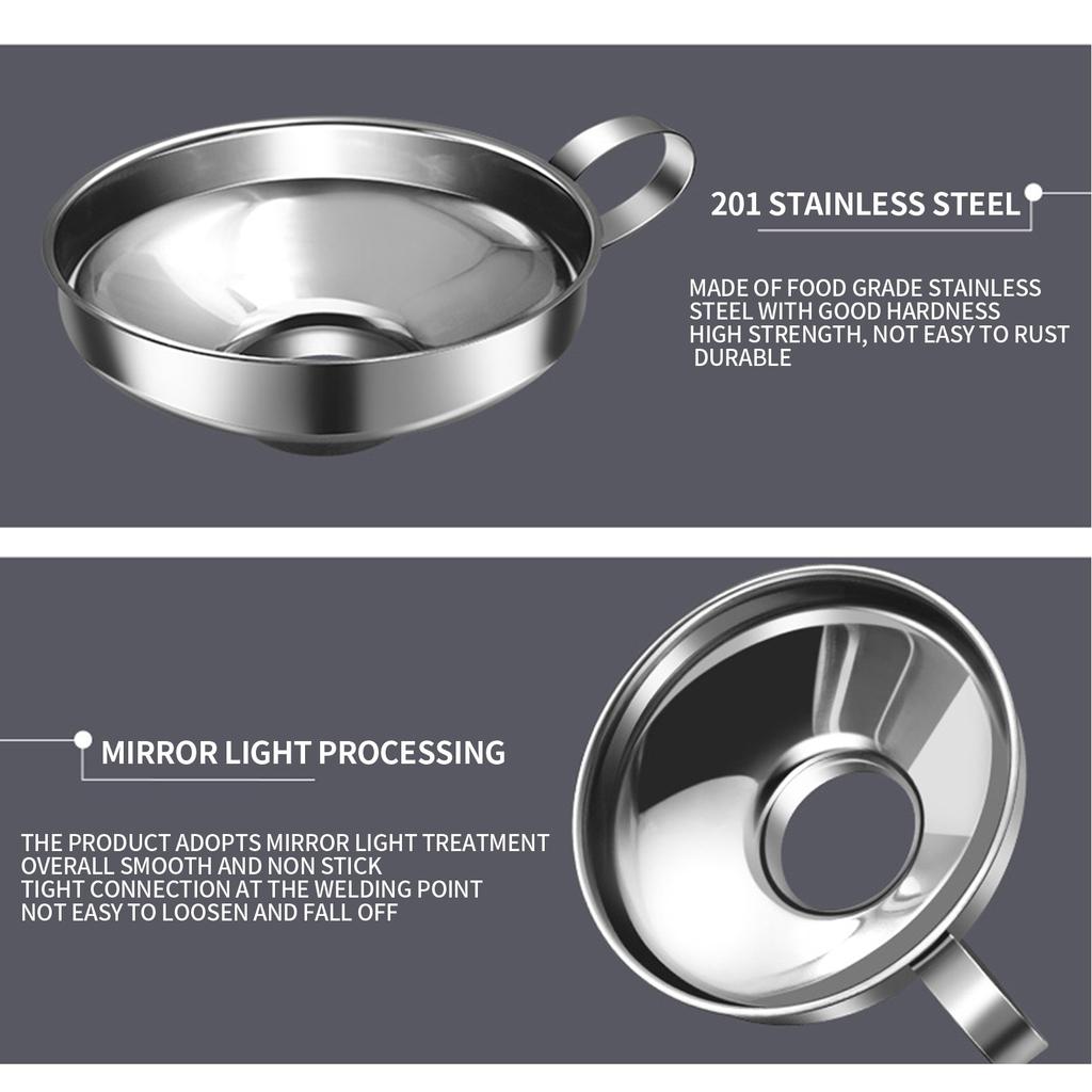 Küchentrichter, Dosentrichter, Edelstahltrichter, Haushaltstrichter