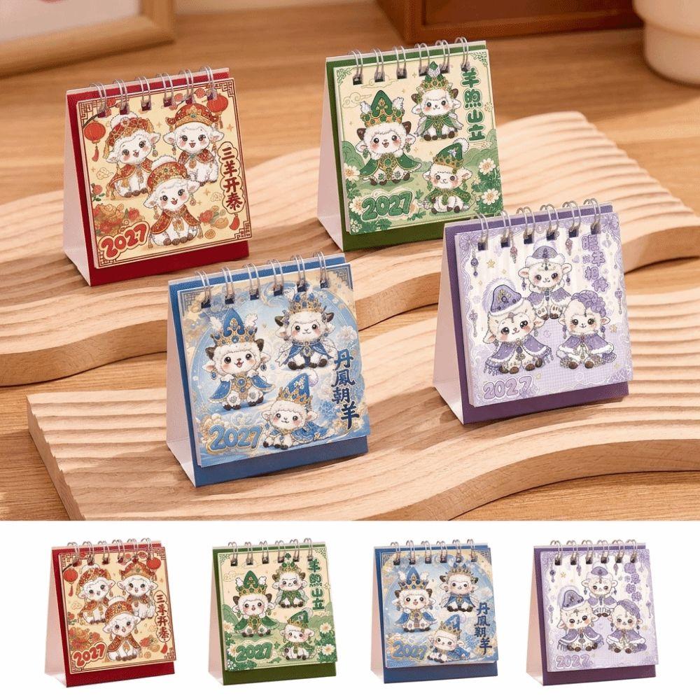 2027 Desktop Calendar Mini Memo Planner Durable Desk Calendar  Tabletop