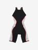 Competitive Swimsuit Pro Hybrid 2 Open Back Kneeskin SCW12405F L [Speed] Black/Red