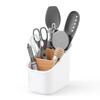 Official Umbra Bellwood Utensil Stand, White/Natural, Kitchen Storage