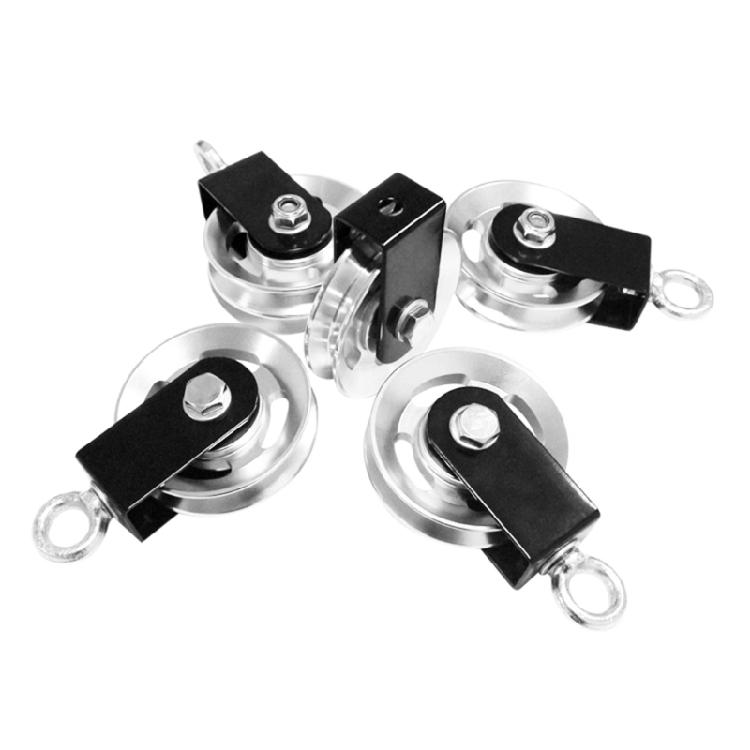 Seilrollenrad, Aluminium-Seilrollen, Fitness-Seilzug, Aluminium-Rolle