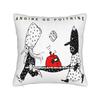 Angine De Poitrine Rock Band Pillowcases  Funny Pillow Case For Chair Sofa Home Decor Design Pillow Cover