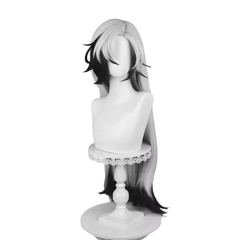 

Парик для косплея Boothill Game HSR Boothill Silver White Black смешанный длинный парик термостойкие синтетические волосы парики + шапочка для парика One Size