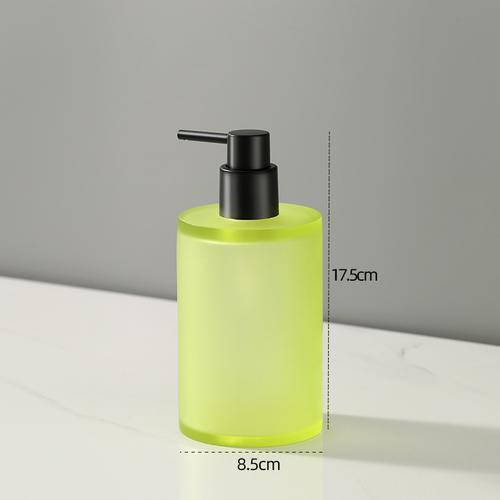 Modern Glass Emulsion Bottle Color Soap Liquid Container Household Makeup Remover Shampoo Collection Bottle Bathroom Accessories