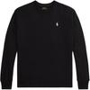 Polo Loose Fit Cotton Crew Neck Long Sleeve T-Shirt Women Tops WMPOKNINCU21039-001