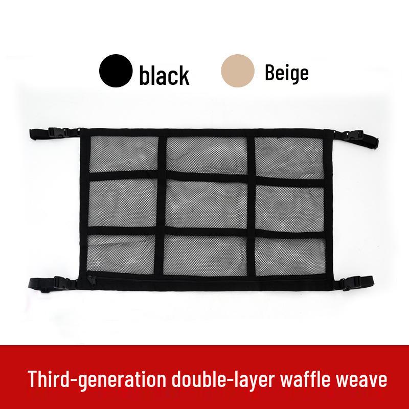 Car Roof Storage Net Pocket Hanging Luggage Organizer