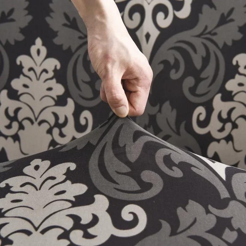 [Stretch Sofa Bed Cover] Spring/Summer Milk Silk Fabric Living Room Armless Folding Sofa Sofa Cover puf grande y esponjoso