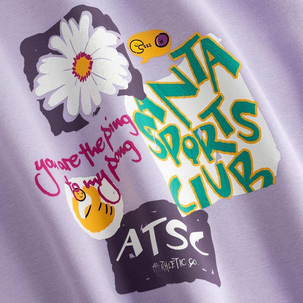 Anta Sports Retro Lifestyle Series Hooded Sweatshirt Spring 2026 Women Tops Rock-Purple 162618715S-2
