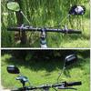 1 Pair Cycling Mountain Bike Handlebar Back View Mirror 360 Rotation with   Reflectors