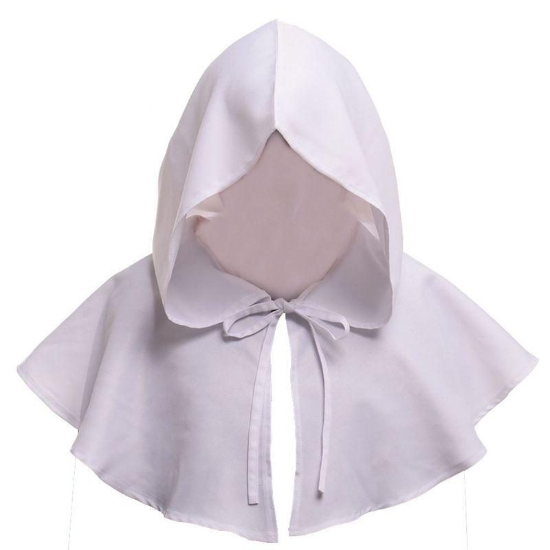 

Foreign Trade Halloween Costume Grim Reaper Cloak Medieval Cloak Halloween Grim Reaper Cloak White One size fits all
