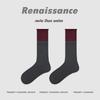 Renaissance Women's Off-White Wool Mid-Calf Slouch Socks - Warm & Versatile for Autumn/Winter
