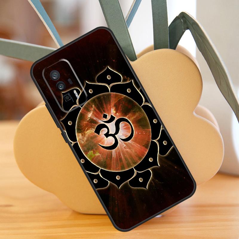 Om Hindu Symbol Case For POCO F6 Pro X6 X5 X3 F3 F5 M6 M5s Xiaomi 13T Pro 11T 12T 12 13 Lite 14 Ultra Cover