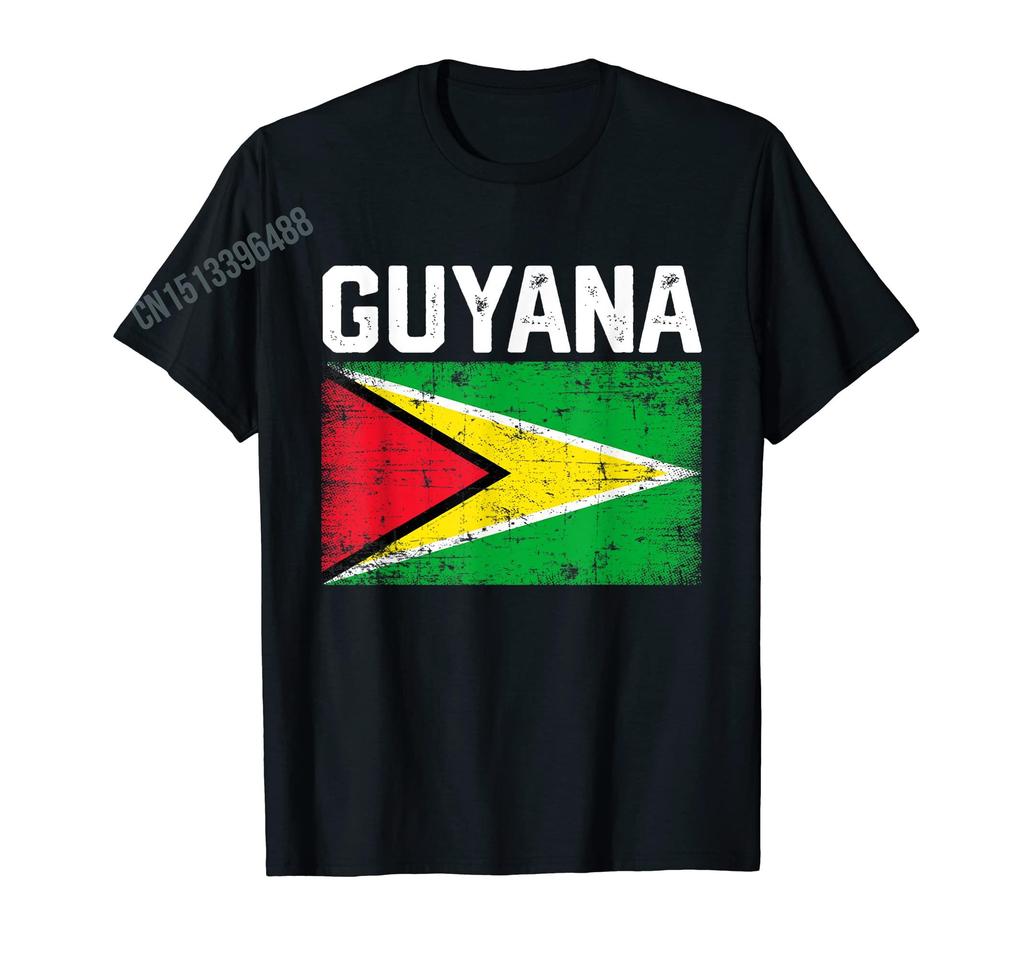 Men Women T Shirt GUYANA Guyanese Flag Sports Lovers TShirt Tees Unisex